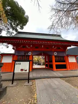 葛飾八幡宮の山門・神門