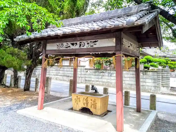 神明社(東松江神明社)の手水舎