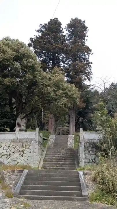 白山神社の自然