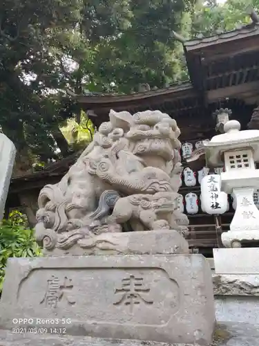 大甕神社の狛犬