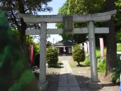 正一位霊験稲荷社の鳥居