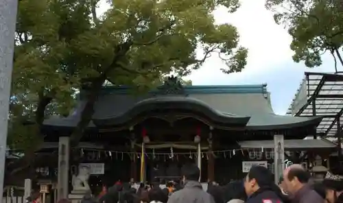 石切劔箭神社の本殿