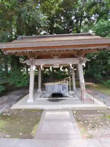 朝日森天満宮の手水舎