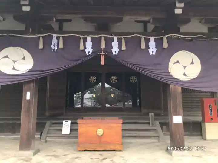 琴彈八幡宮の本殿・本堂