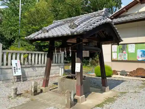 玉敷神社の手水