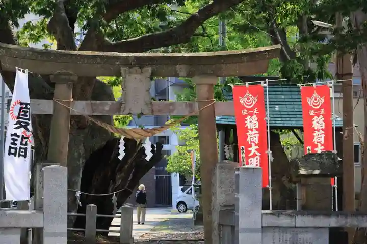 阿邪訶根神社の鳥居