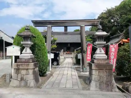 業葉神社の鳥居