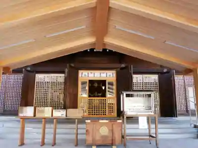石川護國神社の本殿・本堂