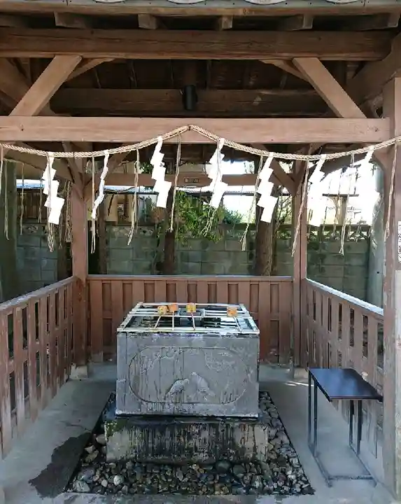 春日部八幡神社の手水舎