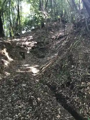 神社（名称不明）の周辺