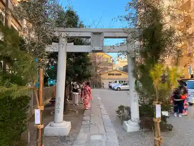 浅草神社の鳥居