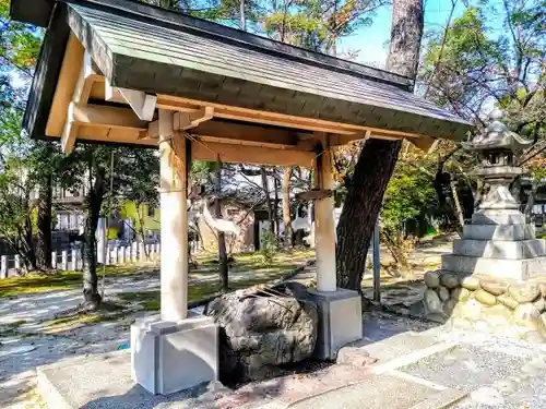 神明社（亥新田神明社）の手水舎