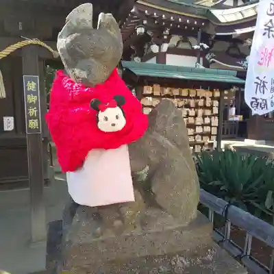 川越八幡宮の狛犬