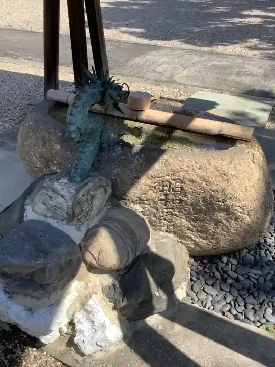 神明社(伝馬神明社)の手水舎