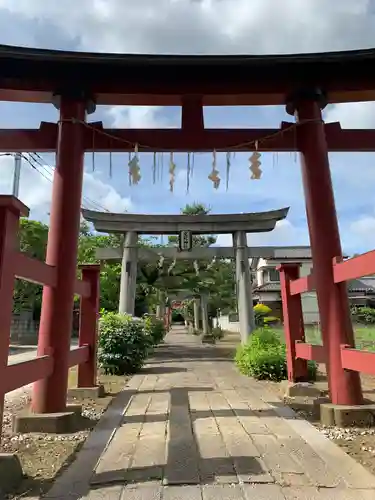 女化神社の鳥居