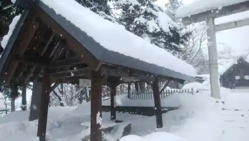 愛別神社の手水