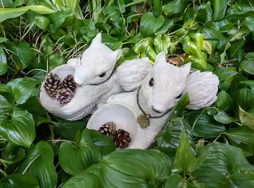 帯広三吉神社の像