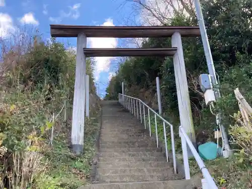 天山神社の鳥居