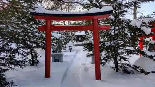 富良野神社の鳥居