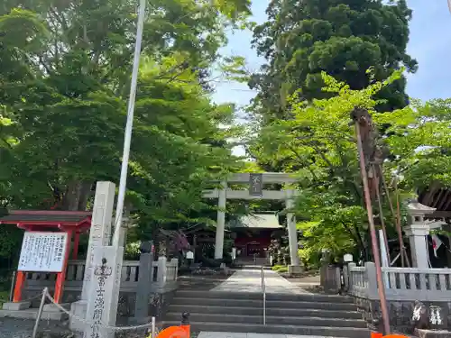 富士山東口本宮 冨士浅間神社の鳥居