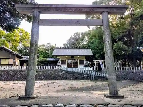 藤井神社（追分藤井神社）の鳥居