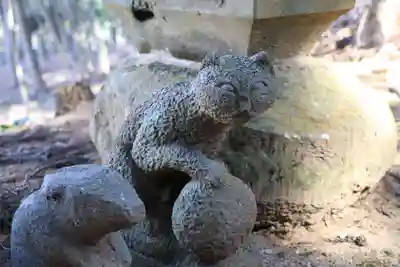 沢井八幡神社の狛犬