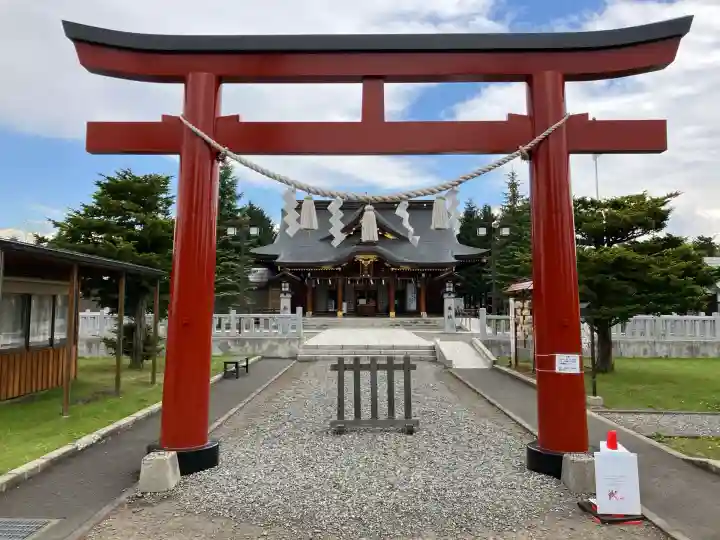 美瑛神社の鳥居