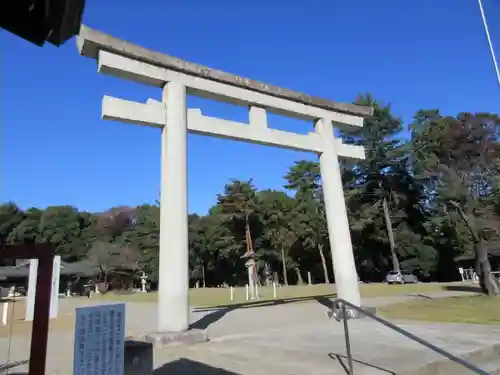 群馬県護国神社の鳥居