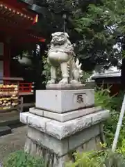 自由が丘熊野神社の狛犬
