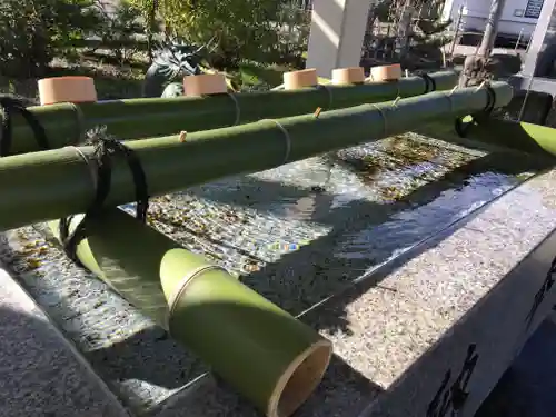 福井県護国神社の手水舎