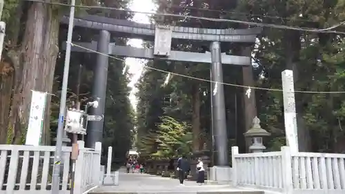 北口本宮冨士浅間神社の鳥居