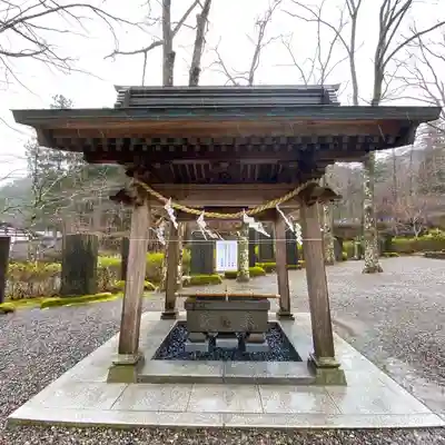 古峯神社の手水舎