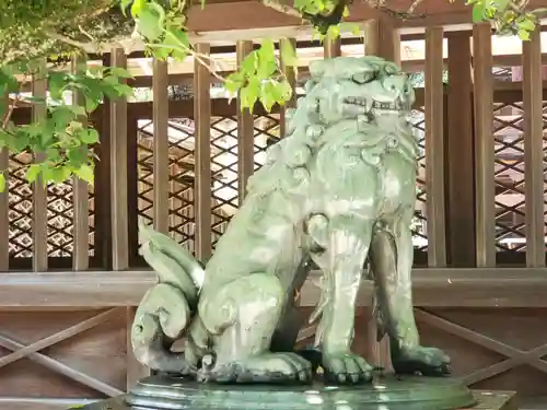 長等神社の狛犬