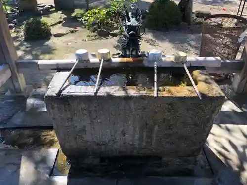 帯解寺の手水舎