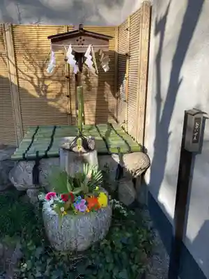 菅原院天満宮神社の手水舎