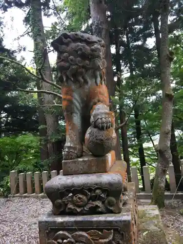 佐々牟志神社の狛犬