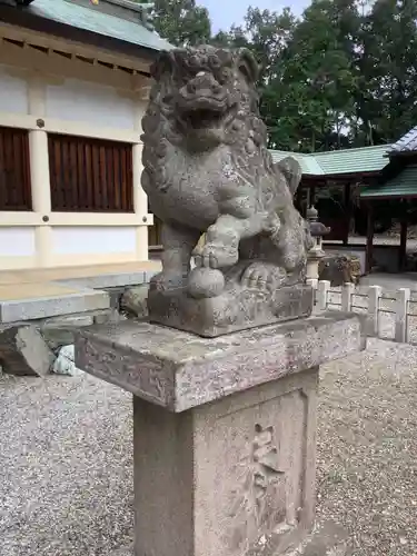 八幡社の狛犬