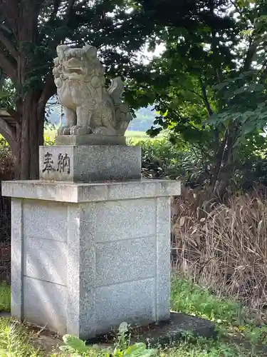 富武士神社の狛犬