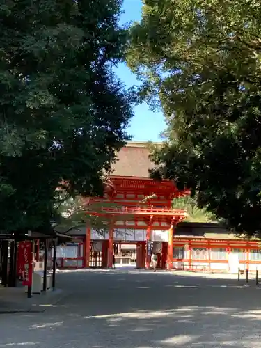 賀茂御祖神社（下鴨神社）の山門・神門