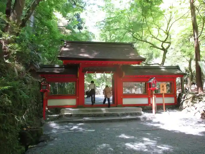 貴船神社奥宮の山門