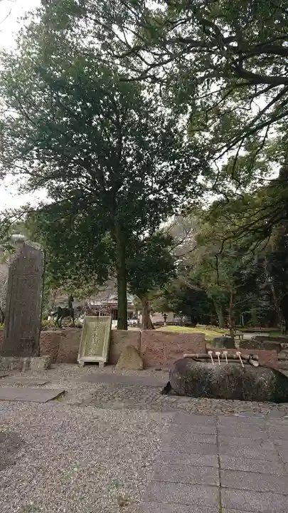 岐阜護國神社の手水舎
