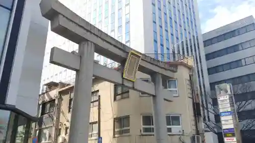 櫛田神社の鳥居