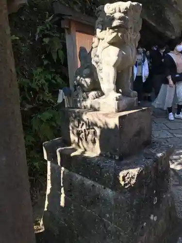 銭洗弁財天宇賀福神社の狛犬