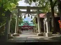 多摩川浅間神社の鳥居