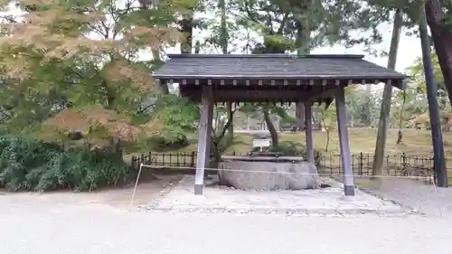 毛越寺の手水舎