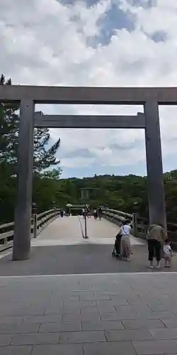 伊勢神宮内宮（皇大神宮）の鳥居