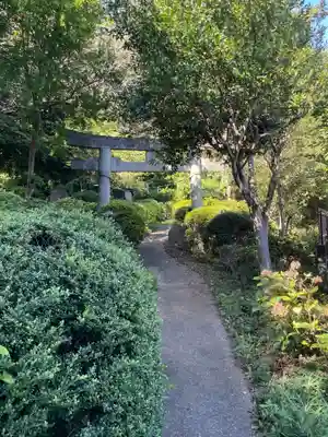 武州白子熊野神社の鳥居