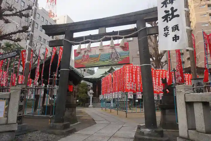 千束稲荷神社の鳥居