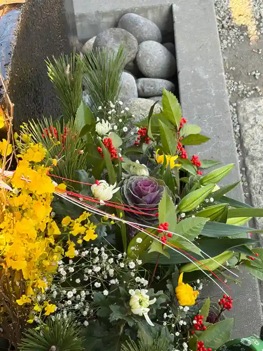 上尾御嶽神社の手水舎