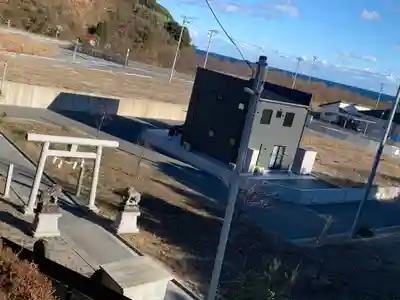 薄井神社の鳥居